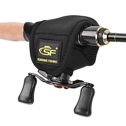 Low Profile Baitcast Reel Cover Case - Fits 300 Series - Black