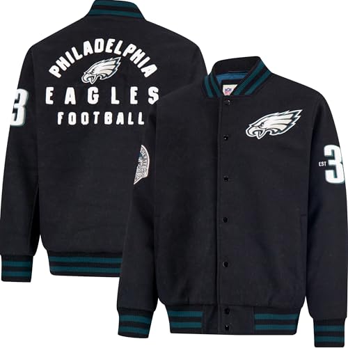 Men's NFL Classic Varsity Coaches Jacket - Philadelphia Eagles, Small