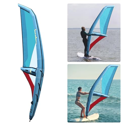 Inflatable Paddle Board Sail - 45.21ft² Sail Area, 360° Base Rotation