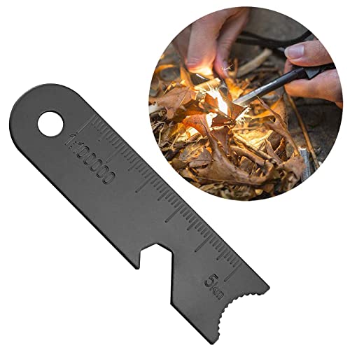 15PCS Multifunctional Ferro Rod Scraper Set for Survival & Camping