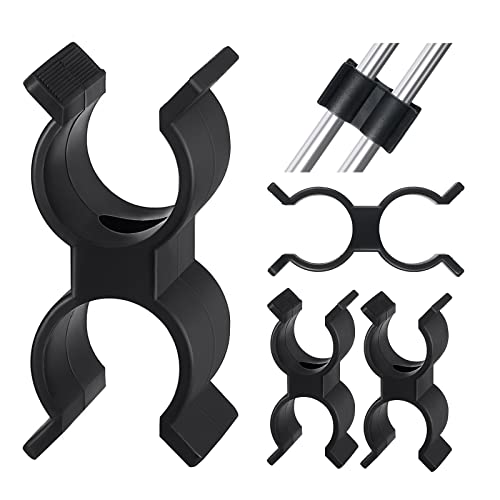 4-Pack Bimini Top Pole Clamps - Plastic Boat Pole Holders