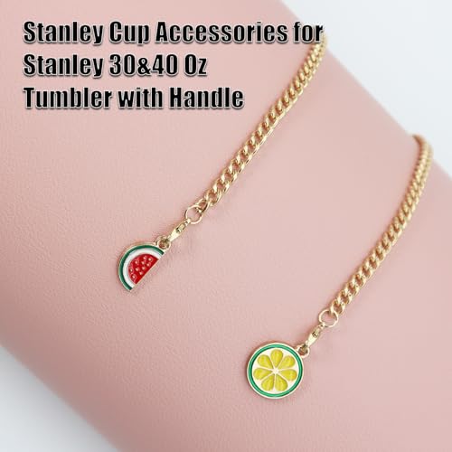 Fruit Straw Covers for Stanley Tumblers - 4Pcs Set, Fruit Series-2