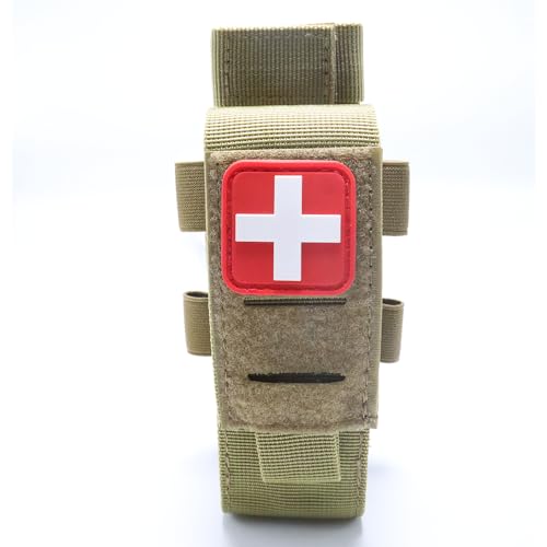 Molle Tactical Medical Tourniquet Holder Pouch - Khaki