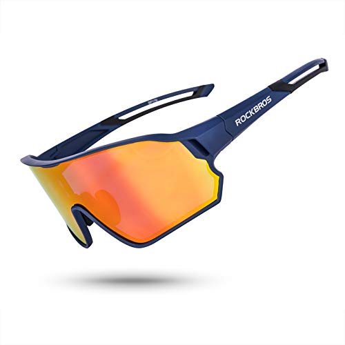Polarized Sports Sunglasses with UV400 Protection for Cycling & Running