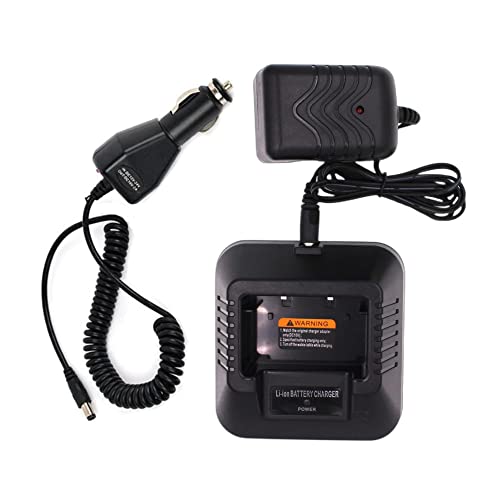 Baofeng UV-5R Desktop Charger with Car Charger Cable