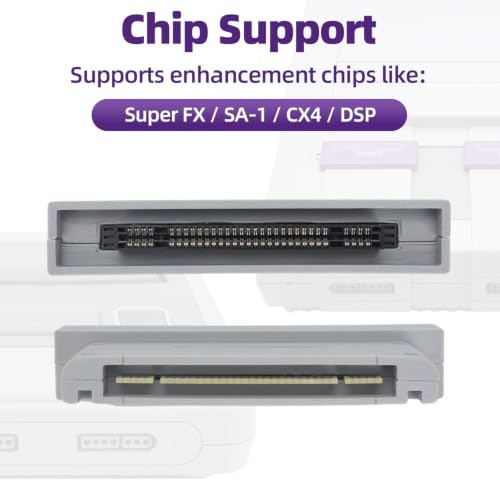 SNES & SFC Cartridge Slot Adapter - Supports Enhancement Chips