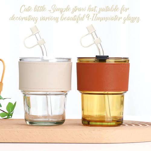 7-Piece Silicone Straw Cover Set for 30oz & 40oz Tumblers - Off White