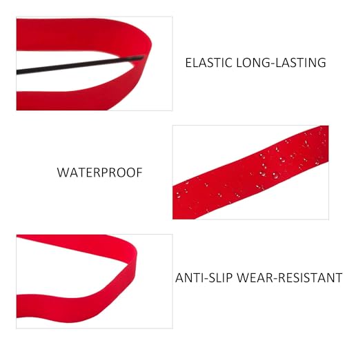 2PCS Puncture Resistant Bicycle Rim Strip Tape for 700C Wheels - Red
