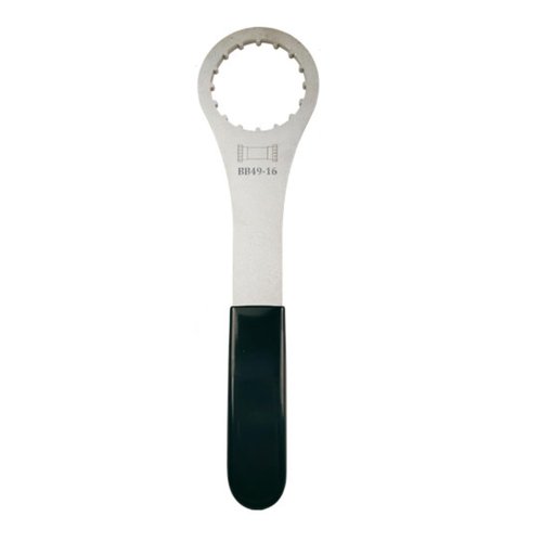 Juscycling Bottom Bracket Tool for 16-Notch 48.5mm and 49.3mm OD Threaded BB, Compatible with FSA MegaEvo and Some Brands' PF30 Threaded-Together Design