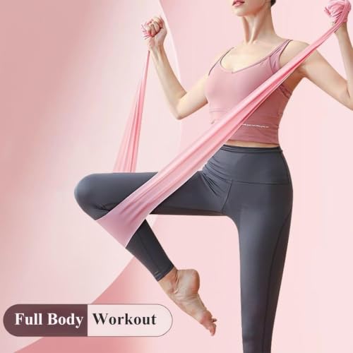 71-Inch Flat Resistance Band for Yoga and Strength Training - Red