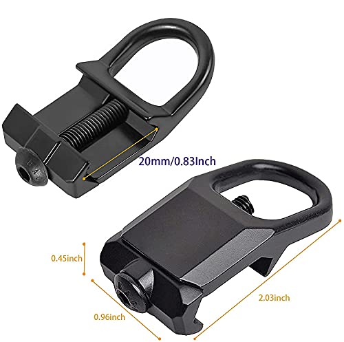 Sling Attachment for Two Point and Traditional Slings - Matte Black