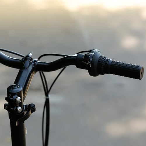Mountain Bike Handlebar Grips - Non-Slip Rubber, 20x74mm
