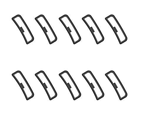 Silicone Fastener Rings for Garmin Vivoactive HR & Forerunner 910XT - Pack of 6