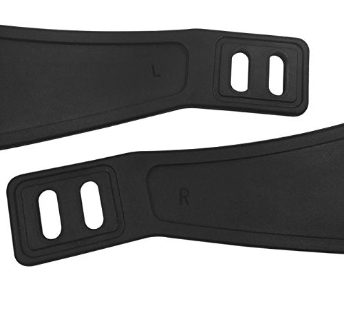 Adjustable Exercise Bike Pedal Straps - Durable Rubber, 33cm