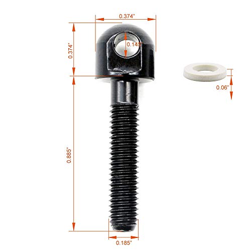 Sling Swivel Stud Set for Rifles - 6-Piece Mounting Kit with Wood Screws