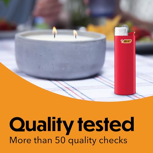 Maxi Pocket Lighters - Long-Lasting & Child-Resistant, 15-Pack