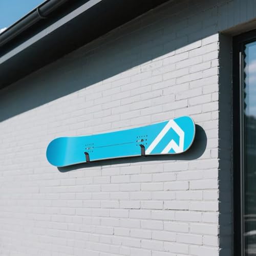 4 Pack Snowboard Wall Rack - Heavy Duty Storage Clips