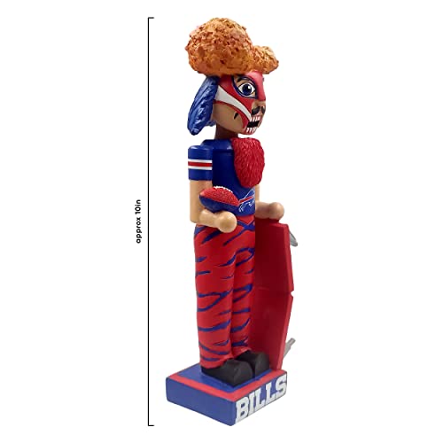 Buffalo Bills Nutcracker Bobblehead - NFL Team Logo Holiday Decor