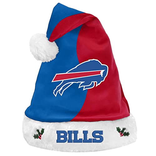 Plush Holiday Christmas Santa Hat - Blue