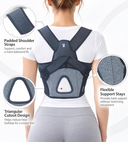 LibertyMove Posture Corrector for Women S/M (28-38 in) Upper Back Brace