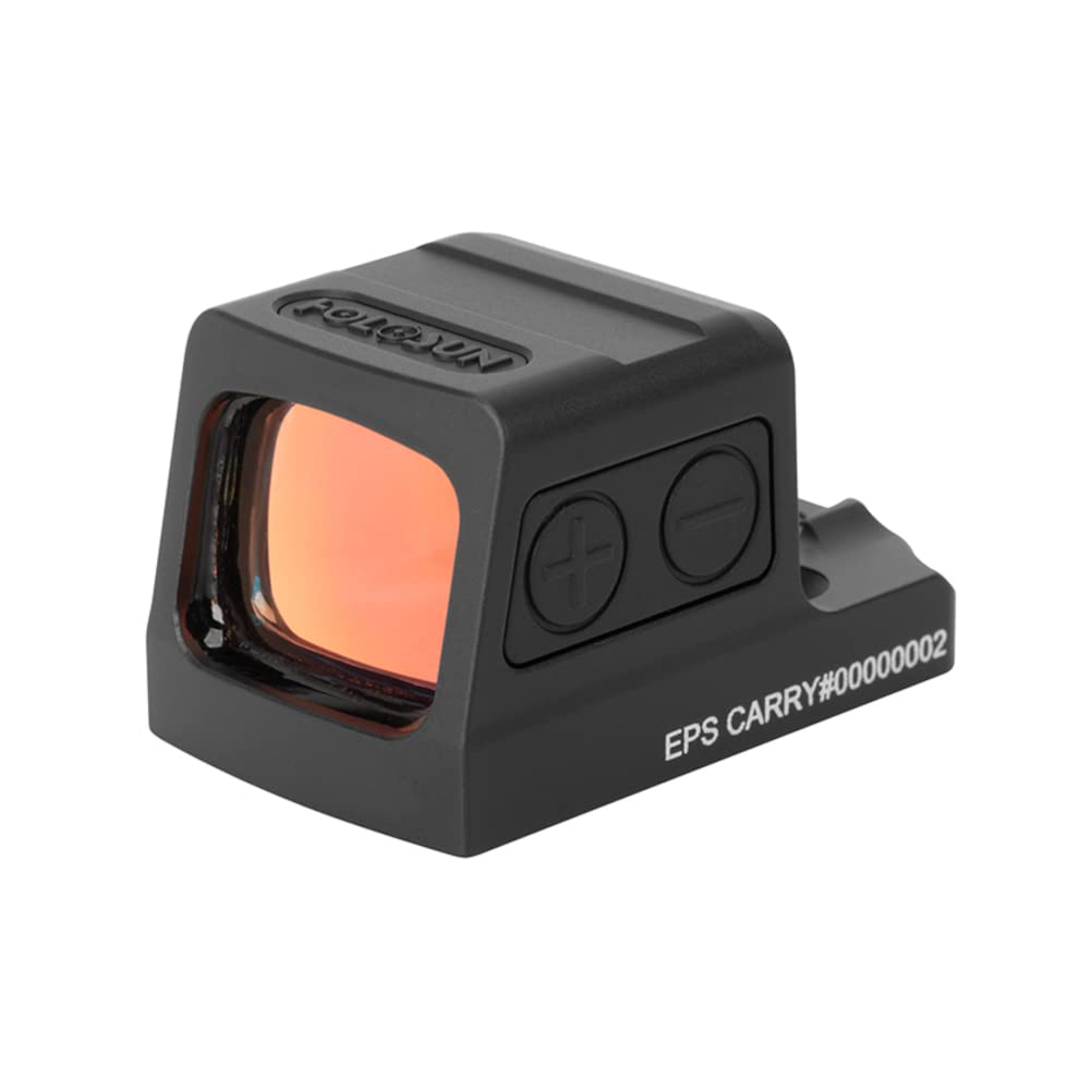 Holosun EPS Carry Series, 2MOA, 6MOA, 32 MOA Circle 2 MOA Dot Options, Modified RMSc, RMSc Adapter Plate, Solar Failsafe - Red/Green/Gold Options (6 MOA Dot, Green)