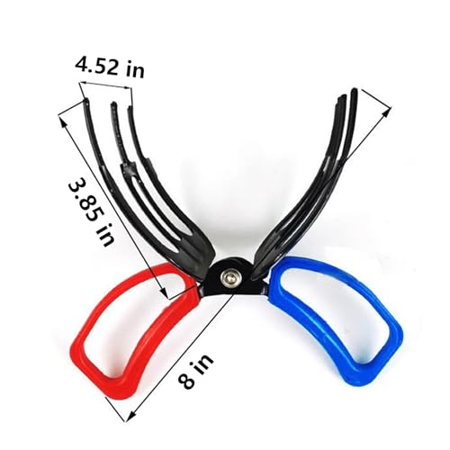 1/2PCS 3 Claw Fish Gripper, Fishing Pliers Clamp Forceps
