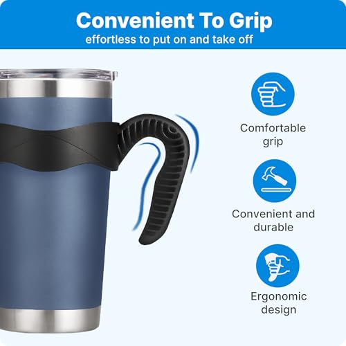 Tumbler Handle for 20 oz Yeti Rambler Tumbler - Black