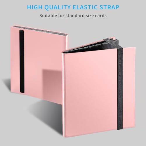 360 Pocket Trading Card Binder - Side Loading Card Holder - Pink