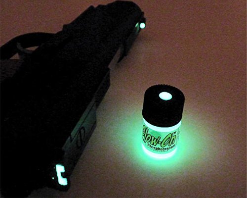 Glow-On Original Gun Night Sights Paint - 2.3 ml, White Day & Green