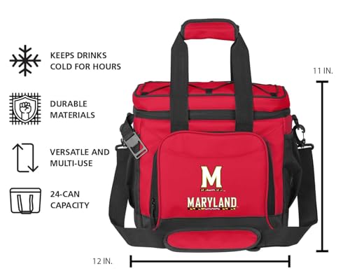24-Can Flex Cooler - Maryland Terrapins | Insulated, Portable Design for Tailgates & Picnics