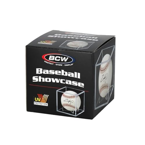 Baseball Display Case - UV Protected, Easy Assembly - 1 Pack