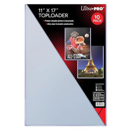 Ultra Pro 11 x 17 Toploaders (10 Pack) for Photos & Collectibles