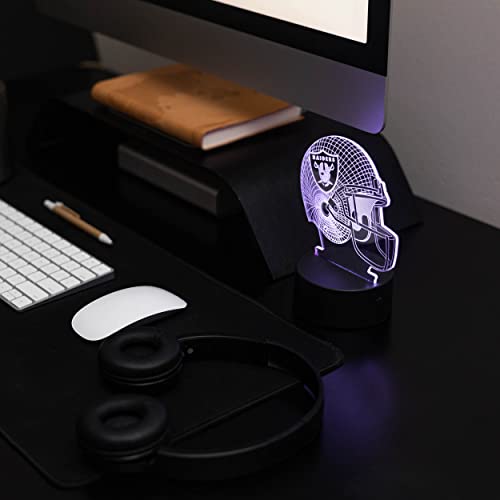 NFL Desk Light - Las Vegas Raiders Helmet - Team Color