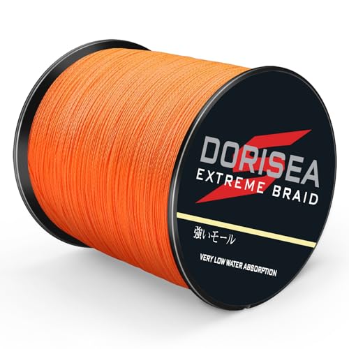 Braided Fishing Line - 100m/109Yards 10Lb Test - Orange