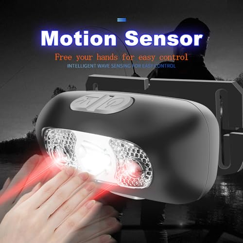 USB-C Rechargeable Headlamp with Motion Sensor - Small