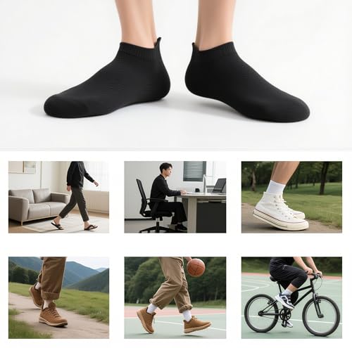 No Show Socks for Men & Women - Soft, Breathable Low Cut Ankle Socks