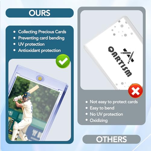 Magnetic Card Holders 20ct - 35pt UV Protection Display Case