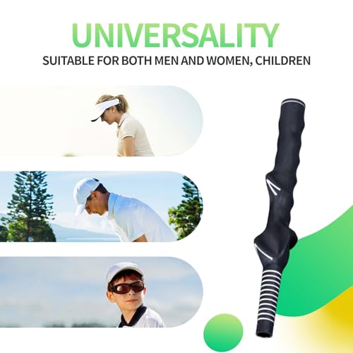 Right-Hand Golf Swing Training Grip - Rubber Practice Aid for Beginners