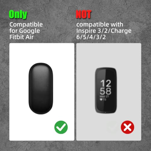 Nylon Bicep Arm Strap for Google Fitbit Active Band - Black, Standard Adult