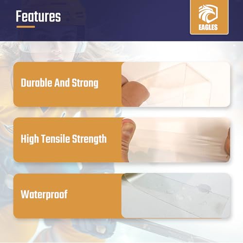 Hockey Stick and Shin Pad Tape - 1 Inch Wide - 1 Pack Clear