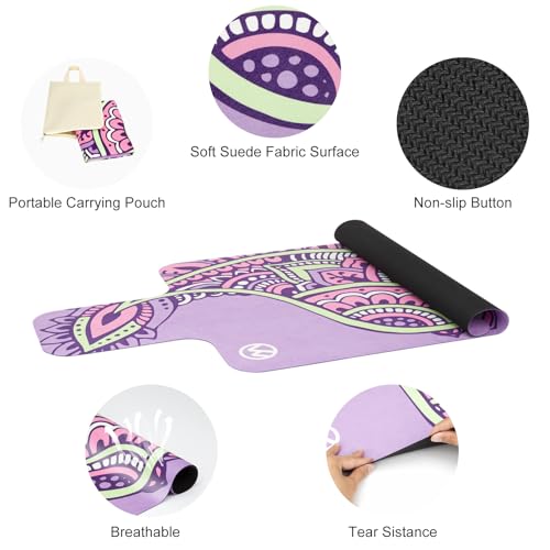 Non-Slip Pilates Reformer Mat - Eco-Friendly Rubber Towel Cover