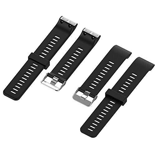 Silicone Replacement Band for Garmin Forerunner 35 - Black