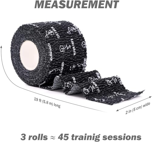 Weightlifting Thumb Tape - Hook Grip Athletic Tape, 3 Rolls