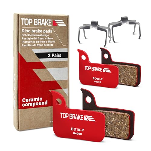 Disc Brake Pads for AVID SRAM Level/Force eTap HRD – 2 Pairs Red MTB