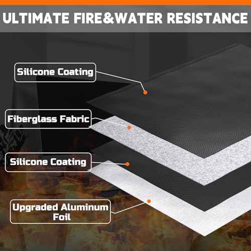 Fireproof Diversion Safe with Lock and Anti-theft, Hanger Diversion 17.7"x16.4", Hidden Safe Four-layer Waterproof and Fireproof, Waterproof Zip, Suitable for Travelling, Home Security