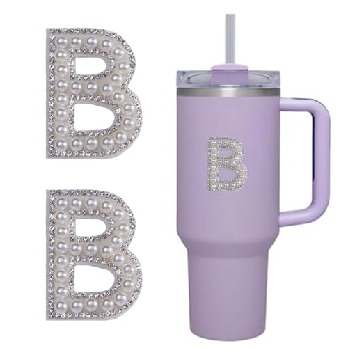 Initial Letter Stickers for Stanley Cup - 2pcs Set B