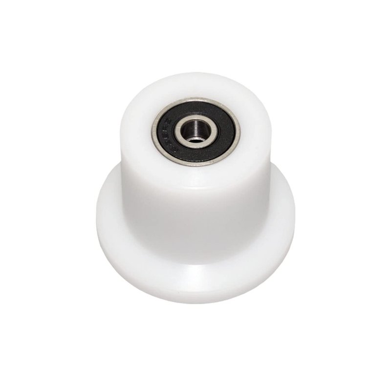 Total Gym Replacement Set Wheels/Rollers for Models XL, XLS and Some 3000 XL, All FIT, and Fit with Bearings Thru Hole of 1/4" in Diameter - 4 Pack (White)