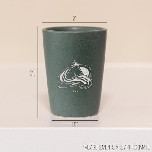 Ceramic Shot Glass - Colorado Avalanche - 2 oz