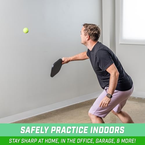 GoSports Q-Foam Pickleballs - Silent Indoor & Outdoor Practice Balls - 3 Pack