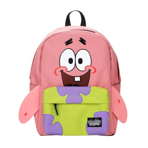 17" Patrick Star Backpack with Adjustable Straps & Laptop Pocket